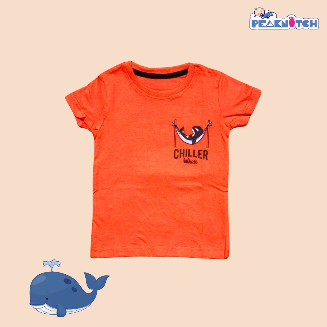Orange Chiller Theme – Boy T-Shirt - Peak Notch